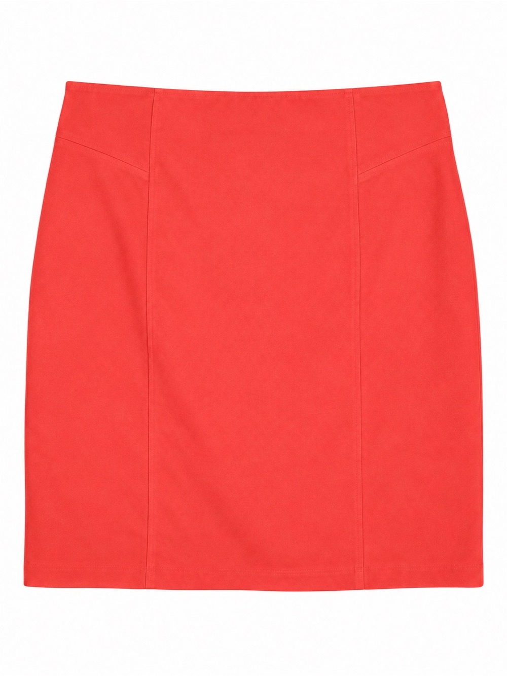 Thalian Light Coral Pencil Skirt Back Zip Knee Length Women’s Small